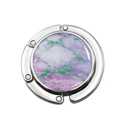 NEW Foldable Handbag Hook Marble Pattern Portable Briefcase Hanger Durable Creative Purse Hook for Women for Table