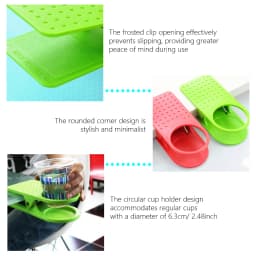 Desktop Tea Accessories Coffee Mug Holder Clip Cup Cans Drink Folder Home Office Desk Table Organization