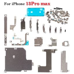 1set Full Inside Small Metal Parts Shield Plate Set Kit Holder Bracket For iPhone 6s 7 8 XS XR XS 11 12 13 14 15 16 Pro Max Plus