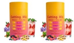 Berberine Yerba Mate Drink Mix, Cutting Metabolism & Energy Support, Strawberry Acai Flavor, Gut Wellness, 30 Stick Packs, 180g