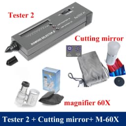 Brand Professional High Accuracy Diamond Tester 2 / 3 Gemstone Gem Selector Jewelry Watcher Tool LED Diamond Indicator Test Pen