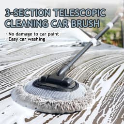 EAFC Car Cleaning Brush Detailing Super Absorbent Car Wash Brush Adjustable Telescoping Long Handle Clean Mop Auto Wash Kit