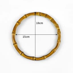 1/2/4Pcs Deepeel 7-18cm Natural Bamboo Bag Handles for Women Handbag Purse Handle Woven-Bag Ring DIY Handmade Bags Accessories
