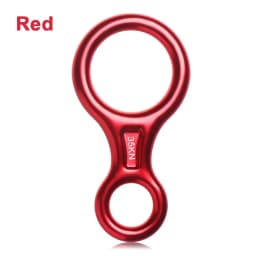 Rock Climbing Descender 35KN Figure 8 Word Rope Descender Climbing Ring Downhill Eight Ring Gear Climbing Device Equipment