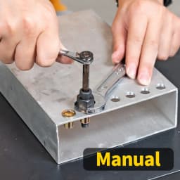 21pcs Hand Rivet Nut Gun Set Head Nuts Riveter Tool Manual Rivet Adapter Galvanized Iron Nuts For M3 M4 M5 M6 M8 M10 M12