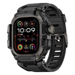 Rugged Band with Case for Apple Watch 49mm 46mm 44mm 45mm, Shockproof Bumper Strap for iWatch SE Ultra/3/2 Series 11 10 9 8 7 6