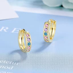 New 925 Sterling Silver Earrings Multiple Zircon for Women's Wedding Engagement Fine Fashion Jewelry Accessories Party Gift