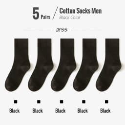5/10 Pairs 95% Combed Cotton Socks Men Business Dress Long Socks Soft Breathable Spring Summer Colorful Sock For Man 5Pairs/Lot