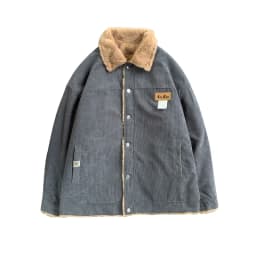 Thickened Corduroy down Jacket Men's Winter Oversize Trendy Vintage Cotton Coat Bread Shape Casual Cleanfit Loose Fit Style