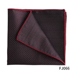 Pocket Square Silk Jacquard Woven Red Orange Handkerchief Fashion Men Suit Pocket Hanly Wedding Business Party Suit Set Handker