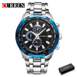 2022 CURREN Top Brand Quartz Watch Men Waterproof Sport Military Wristwatch Men Business Stainless Steel Male Clock Reloj Hombre