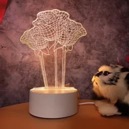 3D Lamp Acrylic LED Night Lights Bear Dinosaur Child Night Light Led for Bedroom Decoration Christmas Decor Wedding Party Favors