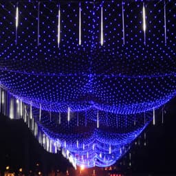 LED Net Mesh Light 110V 220V Curtain String Lights Fairy Lamp Christmas Wedding Party Holiday Outdoor Decor Lighting 3x2M 6x4M