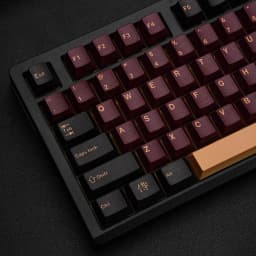 Red Samurai PBT Cherry Keycaps Russian Korean BRPT GMK Clone Dye Sub Keycap For Mx Switch Mechanical Keyboard Classic Keycap