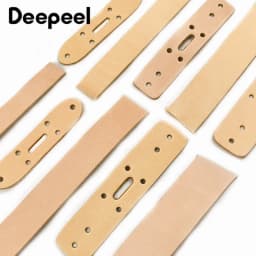 1P Deepeel 18-38mm Wide Belt First Layer Cowhide Headless Pin Buckle Belts for Men Women Genuine Leather Vintage Waistband Part
