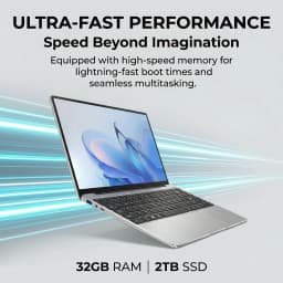 New Ultra Slim 14.1 Inch Laptop Intel Core I3-6100U 32GB RAM 2TB SSD 1920*1080 FHD Display Windows 11 Pro Office Study Computer