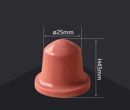 Rubber Pad for Pad Printing Silicone Cylindrical Coding Machine Date Manual Electric Pneumatic Durable Pad Printing Rubber Head