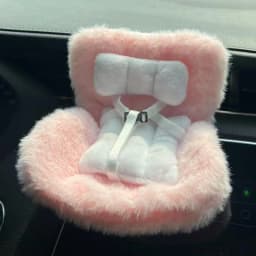 15-17cm Doll Seat for Labubu Carseat Safety Seat Cute Doll Air Outlet Aromatherapy Decoration High-grade Car Interior Decoration