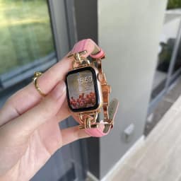 100% Genuine Leather strap for Apple Watch band 49mm 38/40/41/42/45/44 mm Iwatch Series 3 4 5 SE 6 7 8 Ultra Watchband Bracelet