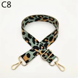 1Pc Deepeel 38mm Women Jacquard Bag Belts Leopard Shoulder Crossbody Straps Adjustable Webbing Strap DIY Bags Accessories