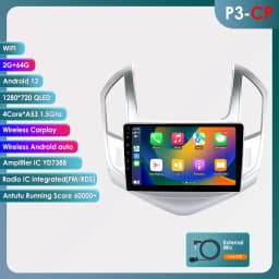 Hizpo 2din Android 14 Car Radio Multimidia For Chevrolet Cruze J300 J308 2012-2015 Video Player Navigation GPS Head Unit Carplay