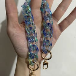 Colorful Resin Chains for Womens Bag Shoulder Strap Acrylic Chain Purse Replace Handle Handbag Parts Hardware Accessories