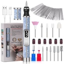 Professional Electric Nail Polishing Machine Nail Drill Multiple Gears Low Noise Nails Sander File Set For Manicure Salon Tools