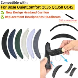 Removeable Headband For BOSE Quiet Comfort QC35 QC35II QC45 QC Headphones Replacement New Design Headand Cushion
