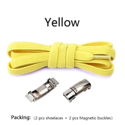 New Magnetic Lock Shoelaces without ties Elastic Laces Sneakers No Tie Shoe laces Kids Adult Flat Shoelace for Shoes Accessories
