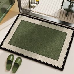 VIKAMA Minimalist Ins Style Marble Anti Slip Bath Mat Bathroom Shower Room Water Absorption Quick Drying Carpet Bathroom Decor