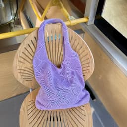 Women'S Crochet Foldable Woven Bag Summer Beach Handbag, Beautiful Hippie Knitted Bag Hollowed Out Retro Shoulder Bag