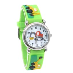 Children's Wristwatch Clock - Soft Silicone Cartoon Kid Watch for Boys 1-15 Years Old Holiday Gift Ideas