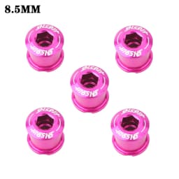 HASSNS Chainring Bolts 5Pcs Integrated Crankset Mtb Chainwheel Screws Monoplate Cranks Bicycle Dental Plate 6.5mm Mountain Bike