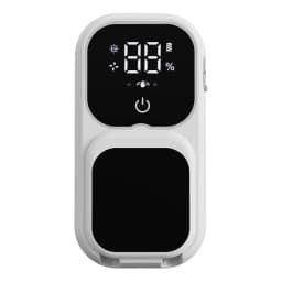 Rechargeable Smart Double Toothbrush UV Sterilizer Wall Mount Toothbrush Holder UV Disinfection & Air Drying Digital Display