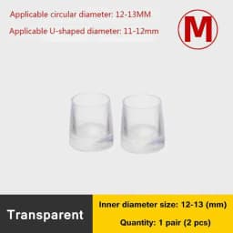 2Pcs Woman High Heels Shoe Covers Square TPU/PVC Material Soft Damping Heel Protector Non-slip Heel Protector