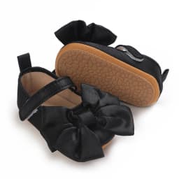 NEW Infant Toddler Bowknot Non-slip Rubber Soft-Sole Flat 0-18 Months Baby Casual Shoes First Walker Newborn Bow Decor