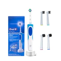 Oral-B D12 Electric Toothbrush Full Waterproof Body Anti-Slip Grip Deep Clean Comes With 8 Brush Heads For Up To 2 Years Of Use
