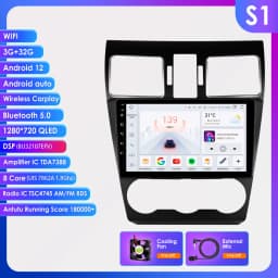 2din Auto Android Radio for Subaru Impreza WRX STI Forester 2016 XV Crosstek 2018 Car Radio Multimedia Video Player GPS Audio