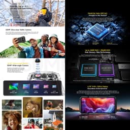 Ulefone Armor 27T + Rugged Phone Thermal Imager 12GB+256GB 10600mAh 6.78'' Android 14 Helio G99 Night Vision 4G NFC Smartphone