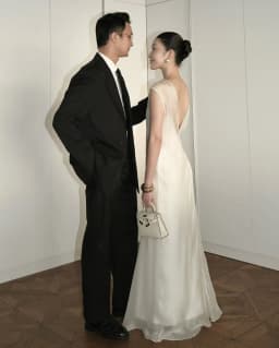 Giyu Elegant Mermaid O-Neck Wedding Dresses Organza Sleeveless Floor-Length Bridal Gowns Korea Photoshoot Customized 2025