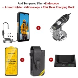 Ulefone Armor 26 Ultra Walkie Talki Rugged Smartphone 12GB+512GB Android 13 6.78 inch 15600mAh MediaTek Dimensity 8020 5G NFC