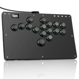 Haute42 R16 Button Rim Leverless Hitbox Controller Stickless Arcade Stick Controller For PC/ PS4/PS5/Steam Hitbox Fightstick