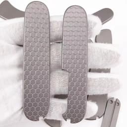 1pair Titanium Alloy 91mm Swiss Knife Chip, Modified TC4 Handle Patch for 91mm Swiss Knife Handle Patch Material Making