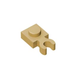 Gobrick] GDS-814 PLATE 1X1 W. HOLDER compatible with lego 4085 60897 children's toys Assembles Building Blocks Technical