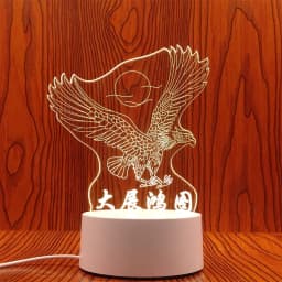 3D Lamp Acrylic USB LED Night Lights Neon Sign Lamp Xmas Christmas Decorations for Home Bedroom Birthday Decor Wedding Gifts