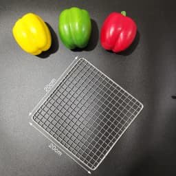 Stainless Steel 304 Food Grade 15-70CM Rectangle BBQ Barbecue Grill Wire Grid Mesh Net