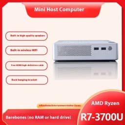 Ryzen 7 3700U Mini PC Mini Host With Stereo DDR4 NVMe SSD 2.5 Windows 11 Pro Rich Interface Desktop Computer