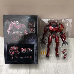 Figure Pacific Rim Figure LED Red Tramp Japanese Mecha Gipsy Danger Obsidian Fury The Eureka Raiders Armour Room Decor Gift