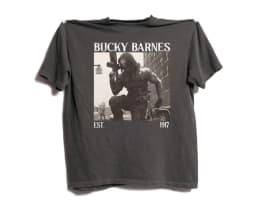 Neutral retro unisex T-shirt with printed pattern suitable for daily casual short sleeved Bucky Barnes Winter Soldier FanT-shirt