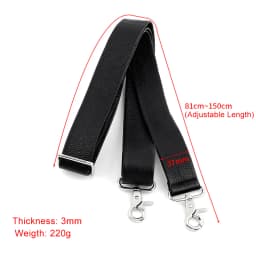 150cm Genuine Leather Shoulder Bag Strap Wide Handbag Belt Adjustable for Men Women Laptop Bags Replacement Handle Accessories